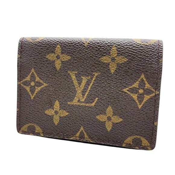 VTG Louis Vuitton Monogram Envelope Carte De Vistie Card Holder Wallet W/Box - Picture 2 of 15